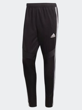 Adidas Women's Tiro 19 Soccer Pants Black White Stripes Warm Up Pants Size 4-6